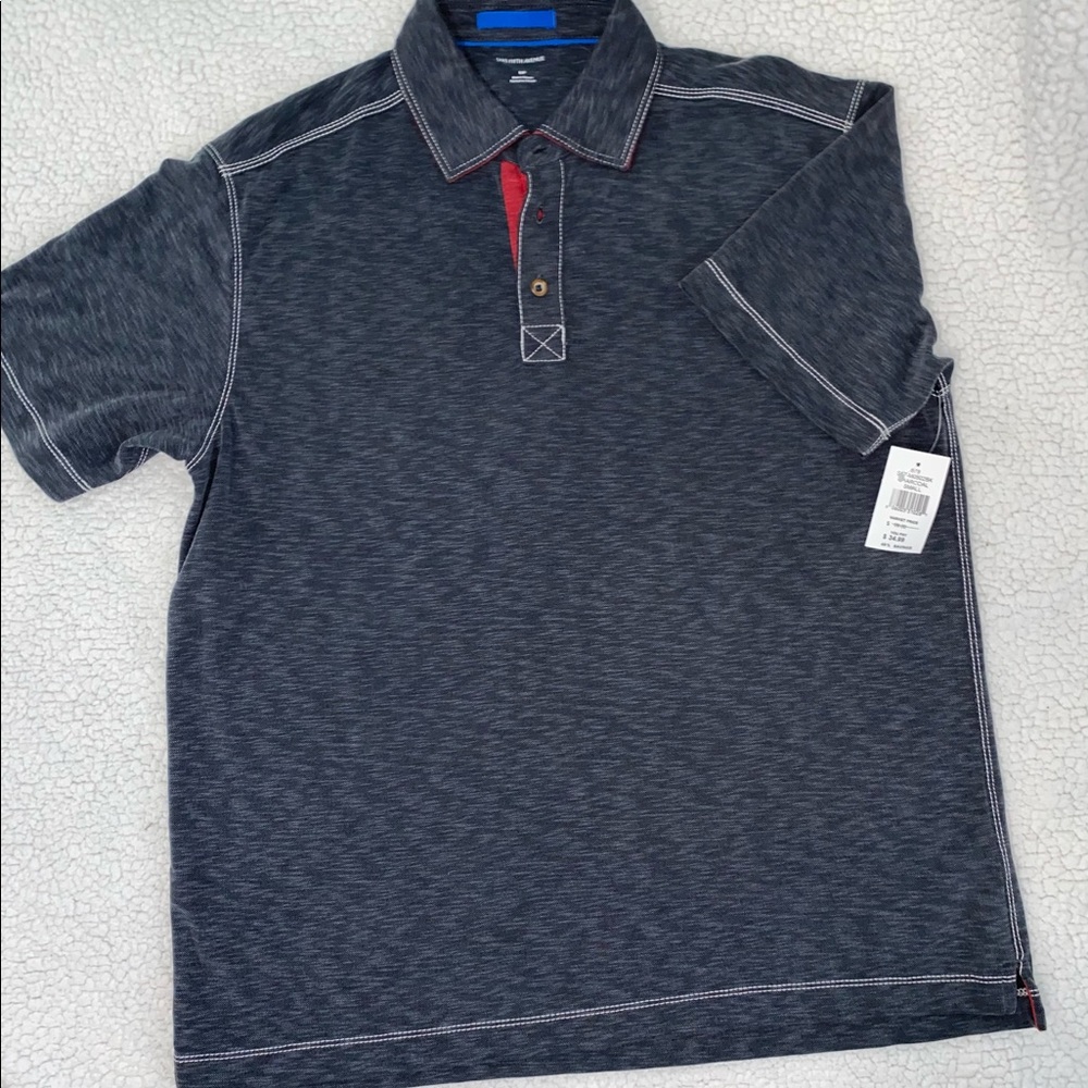 Men’s Saks Fifth Avenue gray polo.